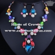 Fashion Queen Necklace Set With All AB Diamonds