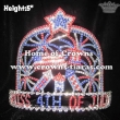 4th Of July Pageant Crowns With Fireworks