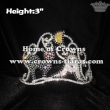 3in Ghost Halloween Pageant Crowns With Black Cat