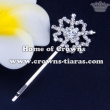 Fashion Crystal Snowflake Hair Clips