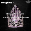 8inch Crystal Queen Crowns With Purple Diamonds