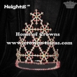 8in Height Rhinestone Snowflake Christmas Pageant Crowns
