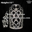 10in Height Crystal Rhinestone Wholesale Crowns