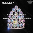 Crystal Pageant Crowns With AB Diamonds