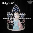 Elsa Cute Lovely Pageant Crowns With Snowflake Shaped