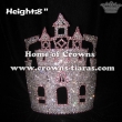 Pink Castle Crystal Rhinestone Crowns