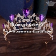 Big Diamond Crystal Wedding Tiaras With Flowers