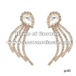 Fashion Rhinestone Earrings With Diamonds
